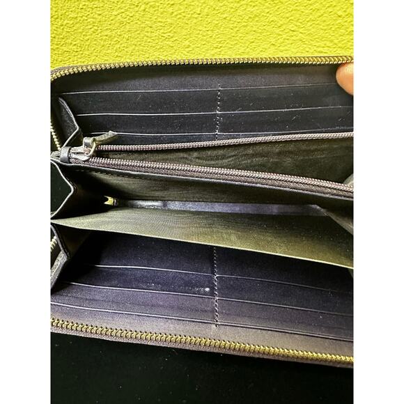 Rare Purple‎ Gucci Guccissima Long Wallet Zip Around*Beautiful! Great Condition! - Picture 8 of 12